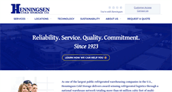 Desktop Screenshot of henningsen.com